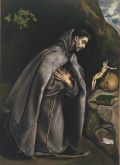 w. Franciszek adorujcy krzy - El Greco